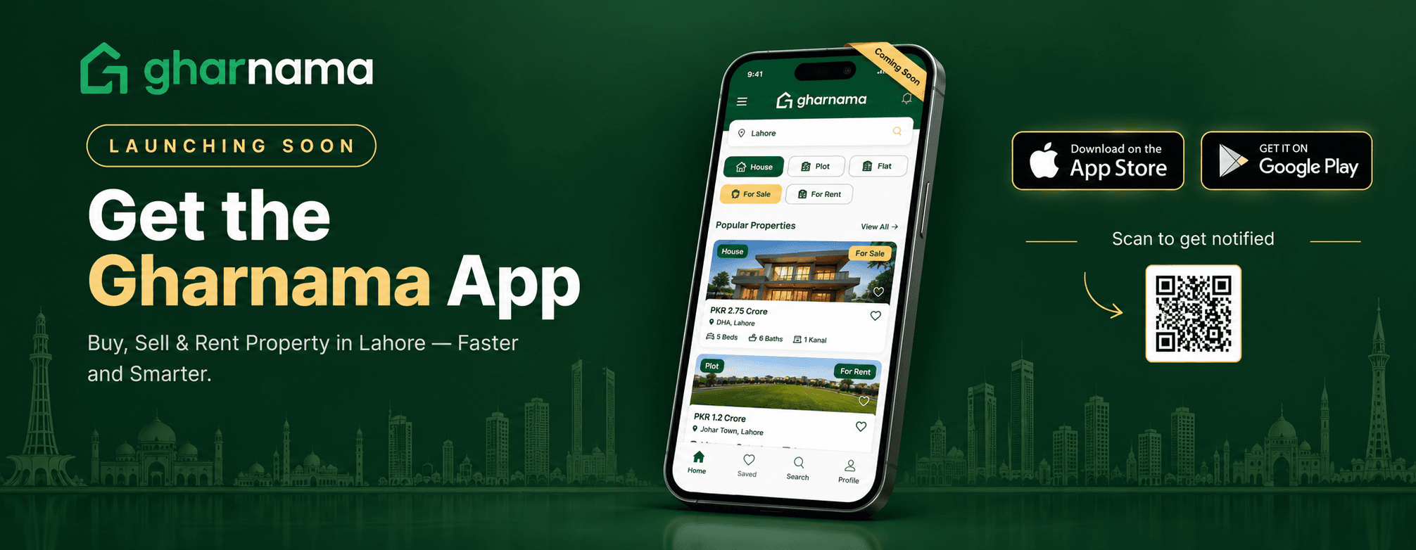 Gharnama Mobile Ecosystem - Lahore Pakistan